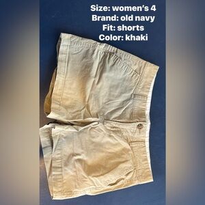 Old Navy Women's Khaki Cargo Shorts
